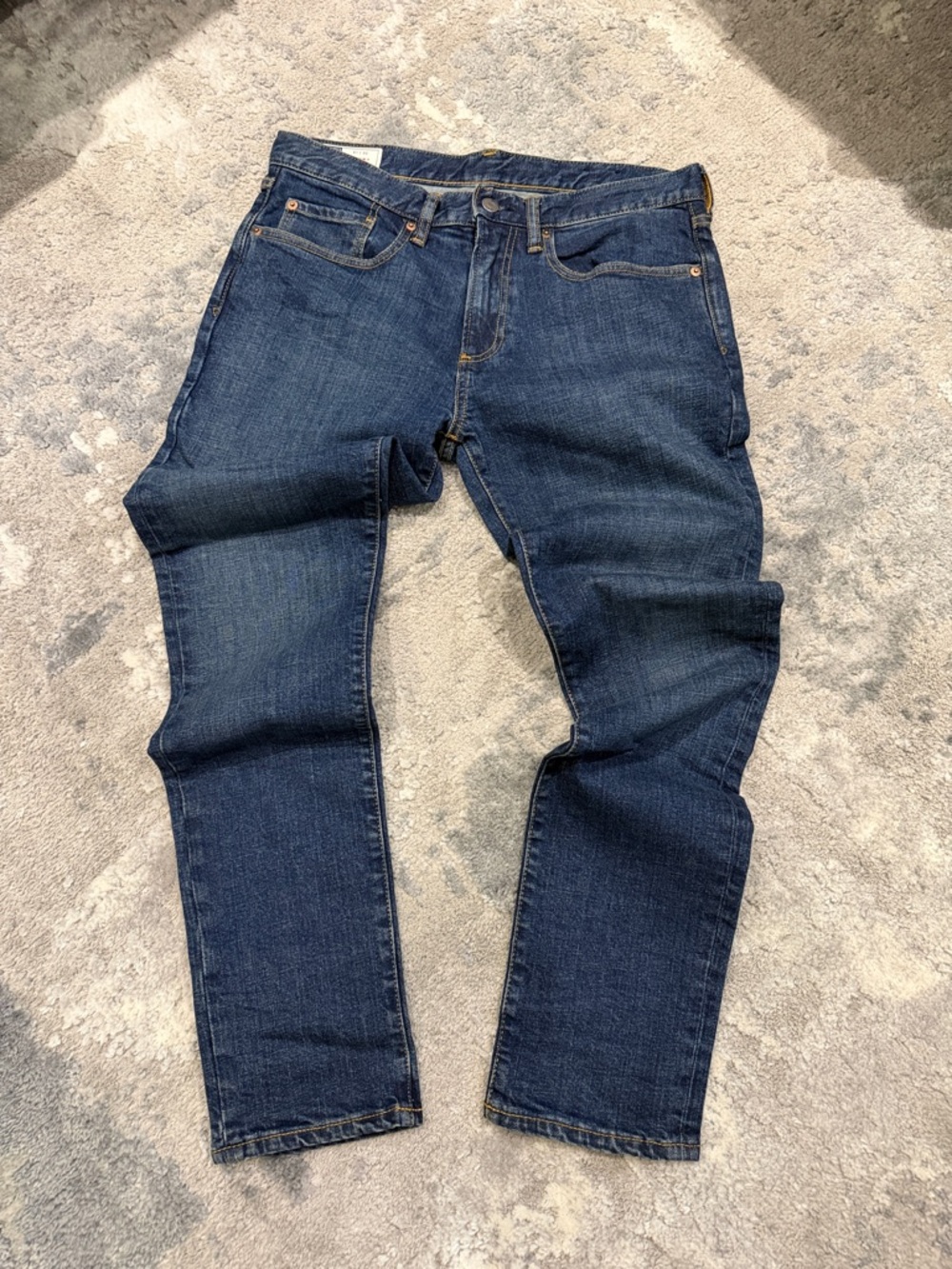 Men's Gap Dark Blue Slim Straight Jeans